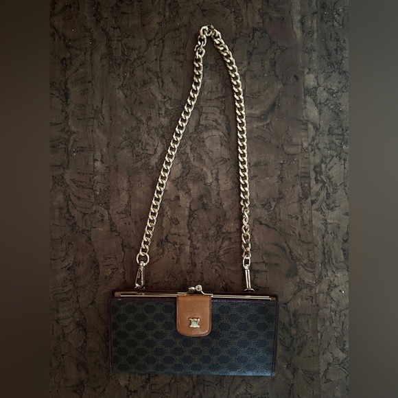 CELINE Long Wallet on a Chain - Monogram - Shoulder Bag - Refinished retrofit! - Picture 1 of 9